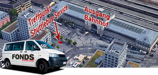 FONDS professionell Shuttlebus-Service FONDS professionell Shuttlebus-Service