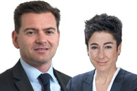 Christian Staub und TV-Moderatorin Dunja Hayali Christian Staub und TV-Moderatorin Dunja Hayali