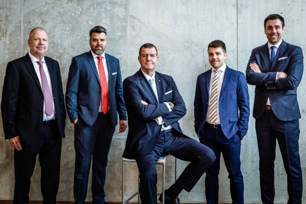 Guido Barthels, Johannes Kr&uuml;ger, Bj&ouml;rn Drescher, Paul Barthels und Frank Müller, Fonds2 GmbH