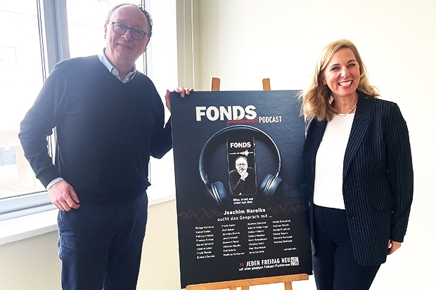 Daniela Uhlik-Kliemstein, Raiffeisen Capital Management, und Joachim Nareike