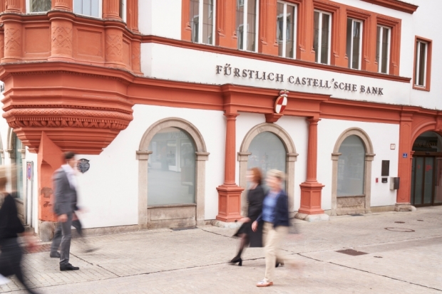 Hauptsitz der F&uuml;rstlich Castell'schen Bank in W&uuml;rzburg