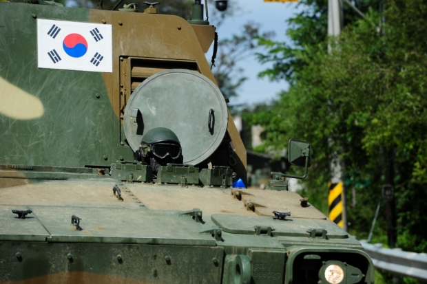 Gepanzertes Fahrzeug der südkoreanischen Armee