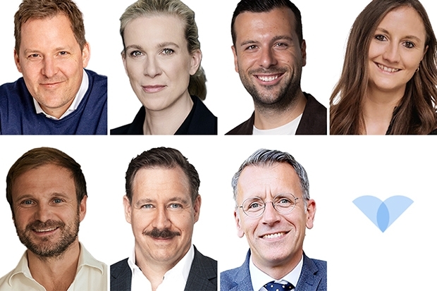 Oben (v.l.n.r.): Christian Rump, Christina Kick, Maximilian Markert und Olivia Schnell; unten (v.l.n.r.): Thomas Schafbauer, Dennis Fischer und Sascha Klappstein Oben (v.l.n.r.): Christian Rump, Christina Kick, Maximilian Markert und Olivia Schnell; unten (v.l.n.r.): Thomas Schafbauer, Dennis Fischer und Sascha Klappstein