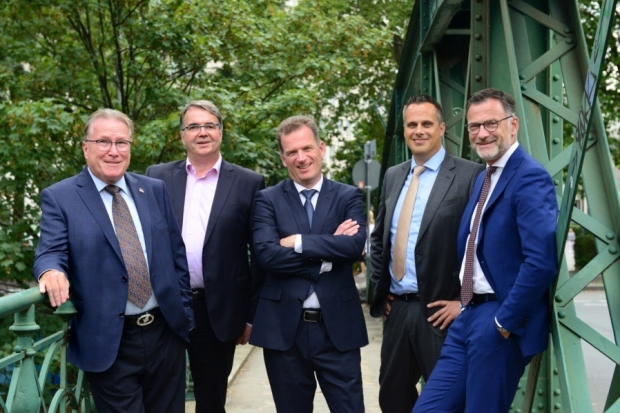 Michael Pintarelli, Ralf Gräser, Michael Hinz, Markus Misiak, Thomas Buckard (v.l.n.r.)