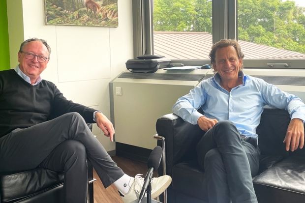 Thomas Richter (re.), BVI, und Joachim Nareike