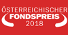 Österreichischer Fondspreis 2018 in der Kategorie "Aktienfonds Global"
