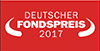 Deutscher Fondspreis 2017 in der Kategorie "Rentenfonds Emerging Markets"