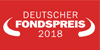 Deutscher Fondspreis 2018 in der Kategorie "Aktienfonds Europa"